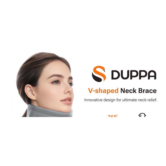 Pink Ergonomic Neck Brace V-Shaped Cervical Collar for Pain Relief & Support M - Picture 10 of 16